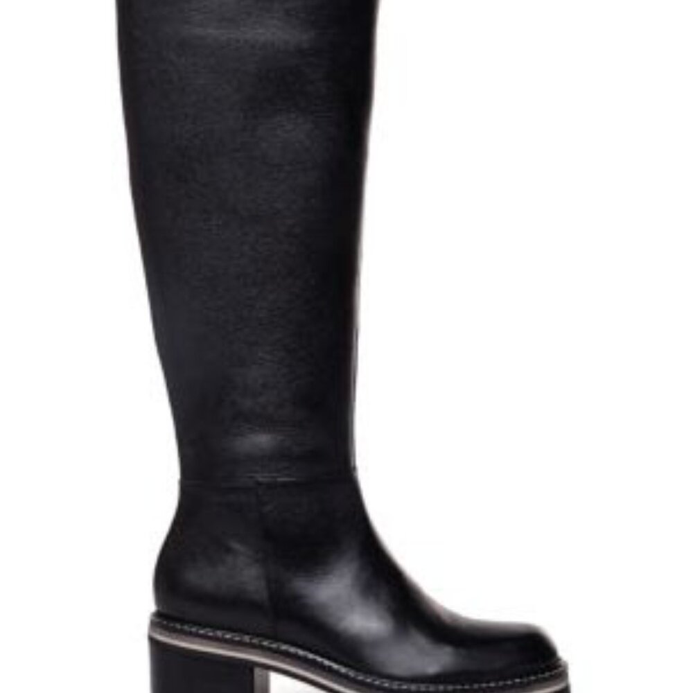 Bernardo Susana Leather Lug Boot Size 9